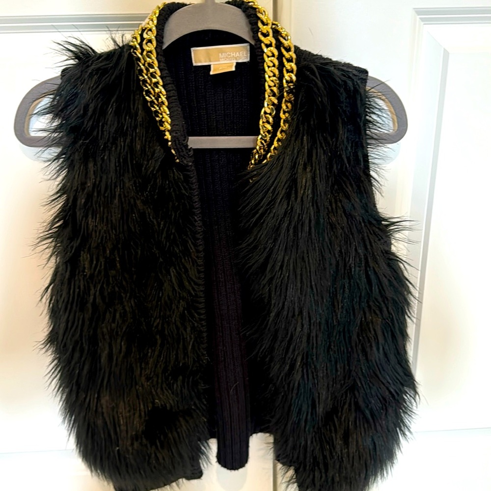 Michael Kors faux fur vest
